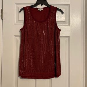 NWOT rhinestone tank top